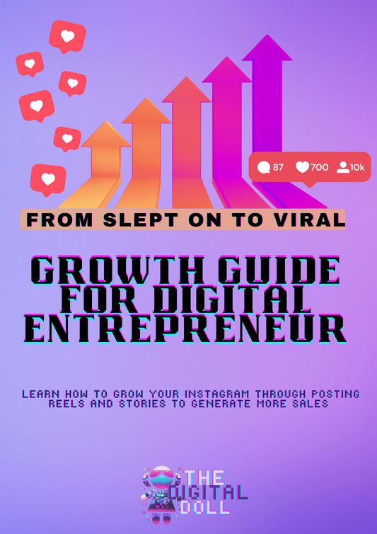 “From Slept on to Viral” IG growth guide DFY product W/Resell rights